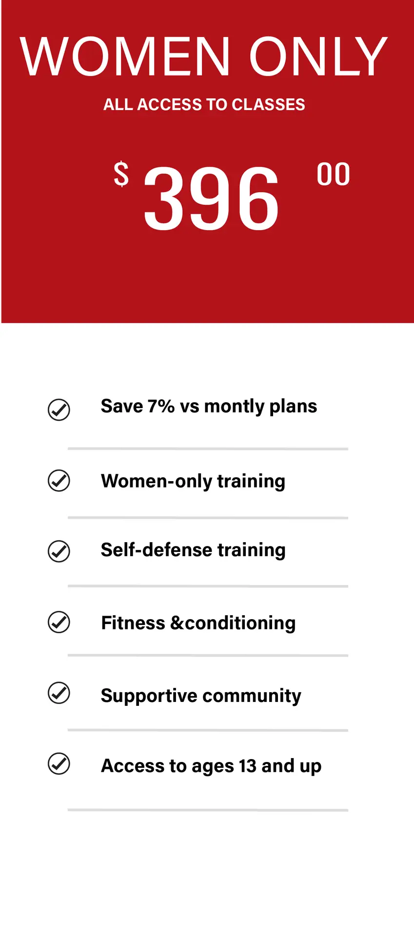 Uprising MMA Pricing options 14